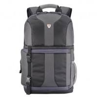 Sumdex Foto-Rucksack NJC-486BK mit Notebookfach bis 14,1 / 15  Mac, schwarz
